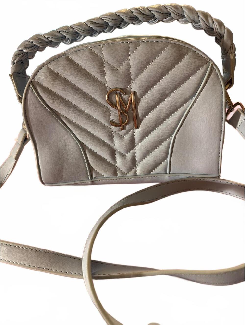 Steve Madden Quilted Crossbody Bag in Light Blue